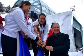 ÜNİLİG Kar Voleybolu Şampiyonları Erzurum'da Belli Oldu