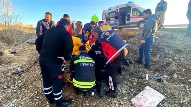 Erzincan'da 4 Yaralı Trafik Kazası