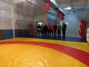 Okulda Güreş Salonu Açıldı!