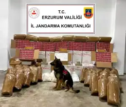 Erzurum'da Kaçak Tütün Baskını: 210 Kg Tütün Ele Geçti!