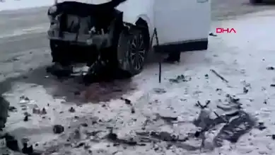 Erzurum'da Kar Kazası: 2 Ölü, 3 Yaralı