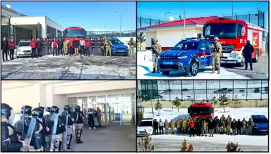 Erzurum'da Kriz Müdahale Tatbikatı
