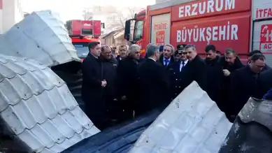 Erzurum Taşambarları'nda Yangın! Can Kaybı Yok