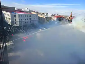 Erzurum'da Tarihi Taşambarlar'da Büyük Yangın!