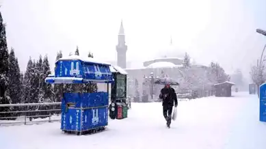 Erzurum'da Yoğun Kar Yağışı!