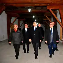 Vali Çiftçi, Tarihi Gümrük Hanı'nda İncelemelerde Bulundu