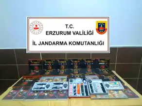 Erzurum Jandarması'ndan Büyük Kaçakçılık Operasyonu