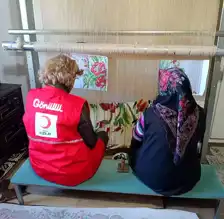 Kızılay, Bardız Kilimini Canlandırıyor, Kadınlara Destek Oluyor