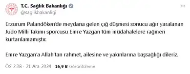 Milli Judocu Emre Yazgan Hayatını Kaybetti