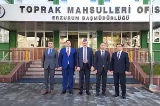 Vali, TMO Bölge Müdürlüğünü Ziyaret Etti