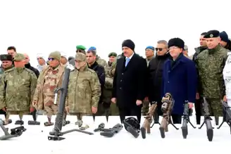 Vali Çiftçi, Kars'taki Kış Tatbikatı'nı İzledi