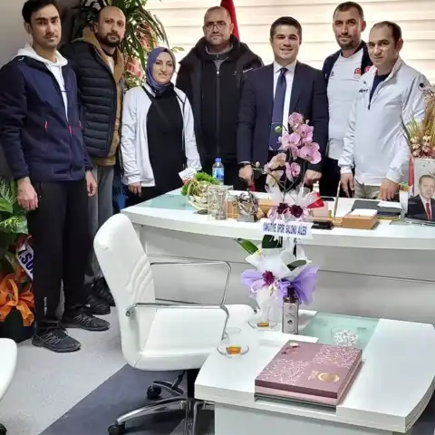 Yerel Spor Kulübü, Yeni Müdür'ü Ziyaret Etti