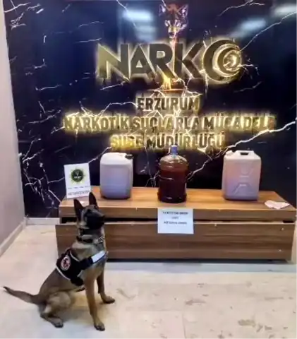 Erzurum'da 54 Kilo Likit Metamfetamin Operasyonu