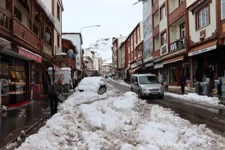 Doğu Anadolu'da Yoğun Kar Yağışı Ulaşımı Felç Etti