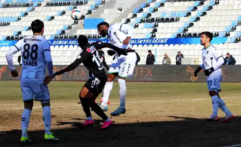 Erzurumspor-Kocaelispor: 1-1 Berabere
