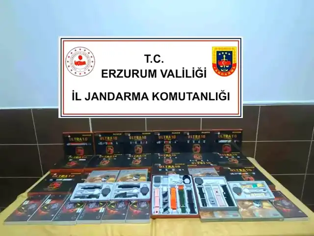 Erzurum Jandarması'ndan Büyük Kaçakçılık Operasyonu