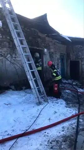 Erzurum'da Yangın: 1 Ölü
